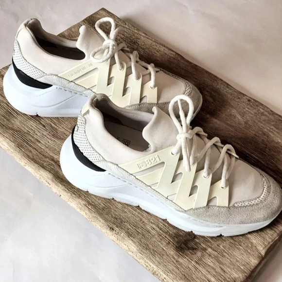 || PS821 || Bolt Patchwork neoprene tennis shoes - Picture 3 of 12